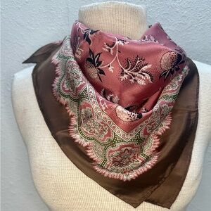 Vintage Oscar de la Renta 100% Silk Scarf